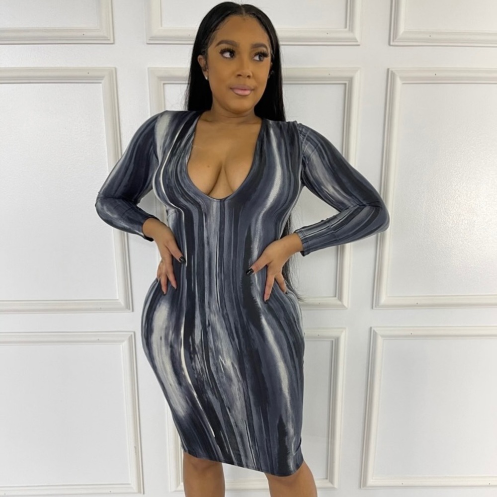 Long Sleeve Bodycon Dress